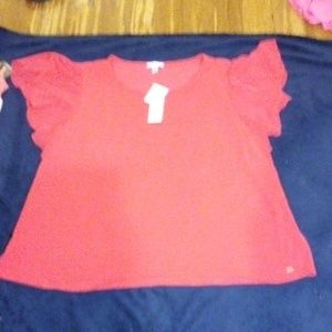 Pretty hot pink blouse